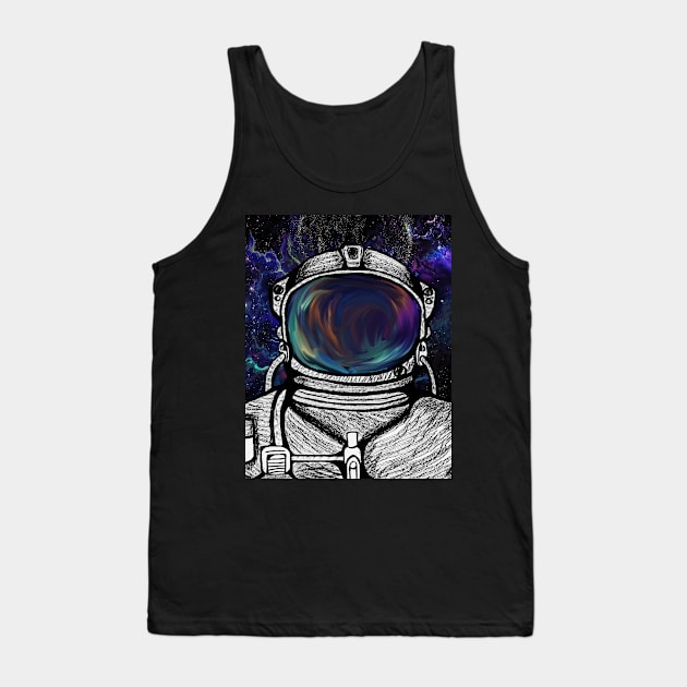 Space Astronaut Tank Top by AlexsMercer22